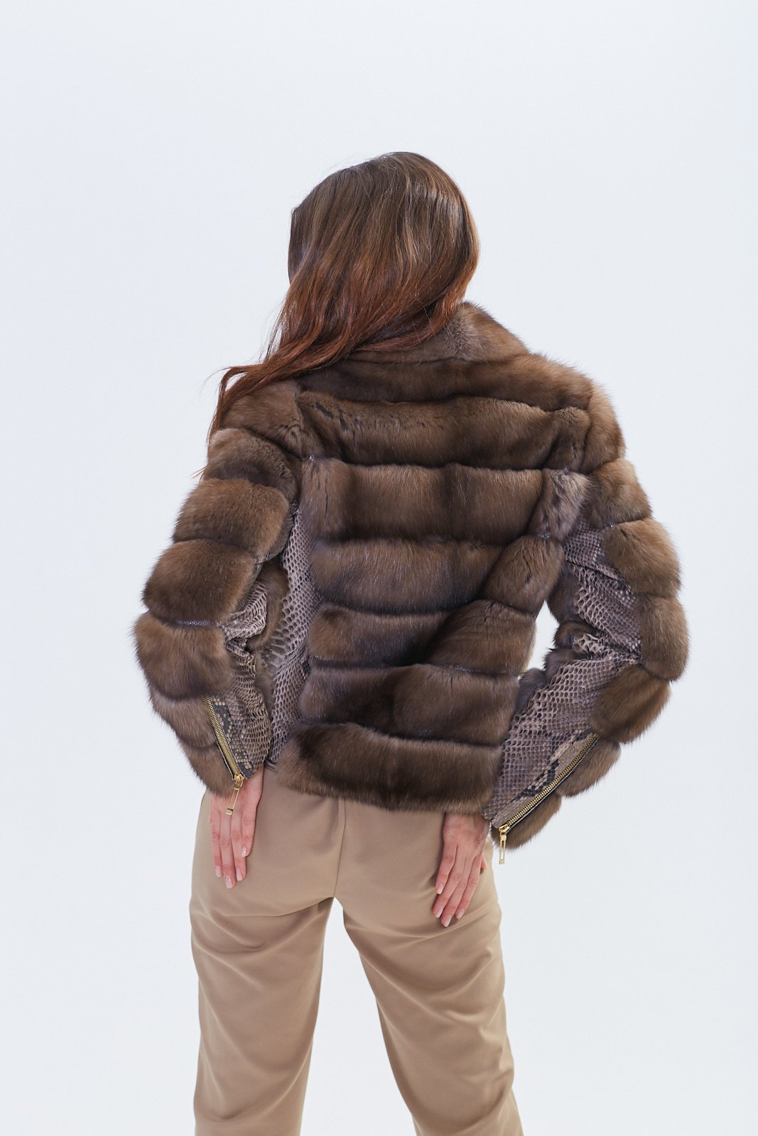 Luxury Russian Sable Fur Jacket with Shawl Collar – Handmade Designer Jacket | ROYAL FURS - Image 9