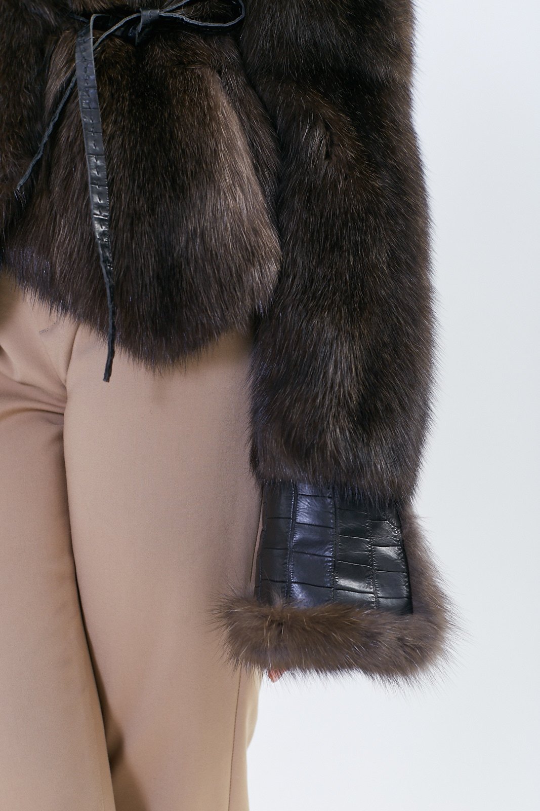 Luxury Russian Sable Fur Jacket – Handmade Bespoke Short Sable Jacket - Image 8