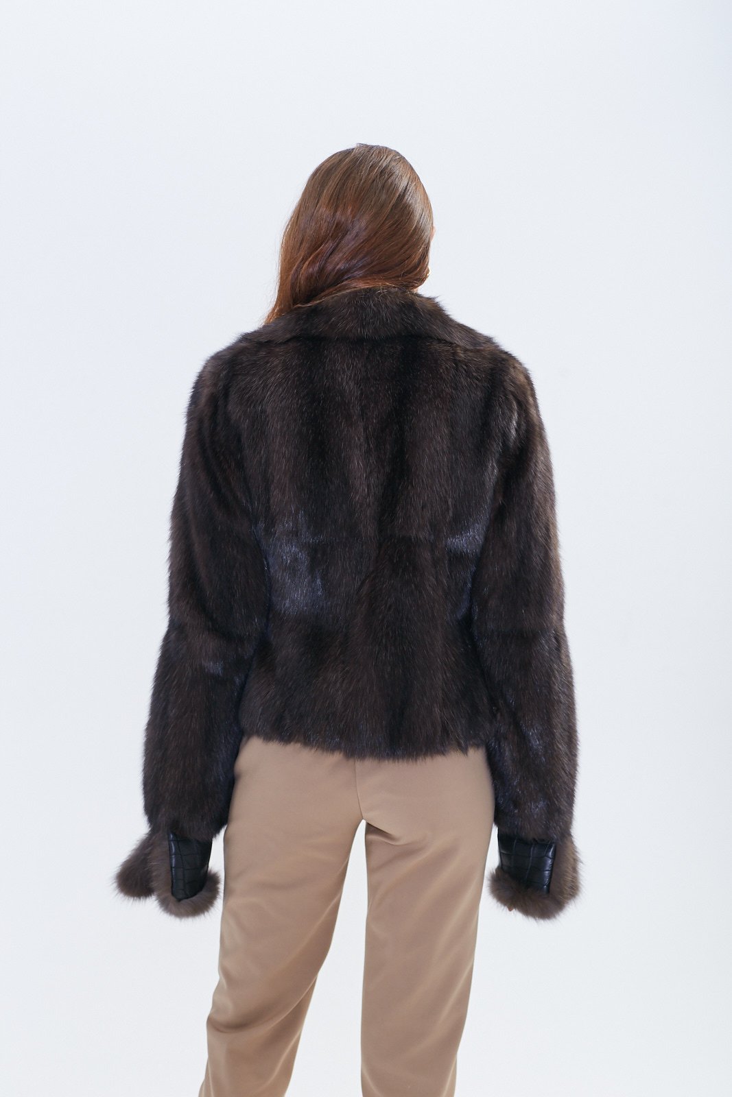 Luxury Russian Sable Fur Jacket – Handmade Bespoke Short Sable Jacket - Image 9