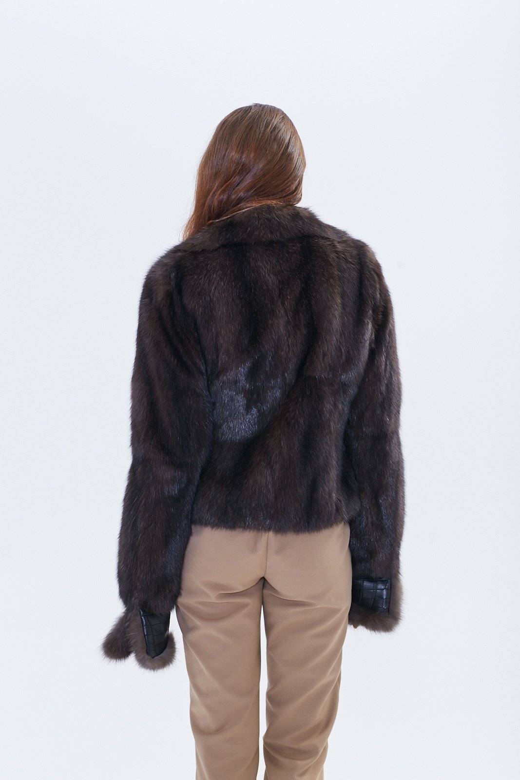 Luxury Russian Sable Fur Jacket – Handmade Bespoke Short Sable Jacket - Image 4