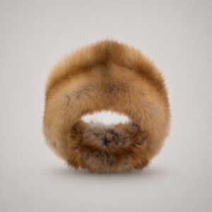 Handcrafted Russian Tortora Sable Fur Headband made from premium natural Russian Tortora sable