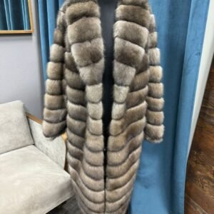 Russian Barguzin Sable Fur Coat – Full Length Natural Sable Coat Russian Barguzin Sable Fur Coat handcrafted from premium natural Barguzin sable by ROYAL FURS