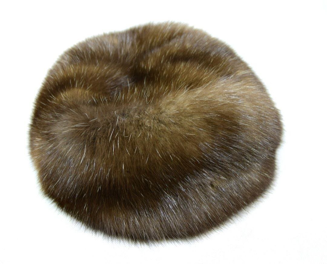 Russian Sable Fur Beret handcrafted from premium natural Russian sable by ROYAL FURS
