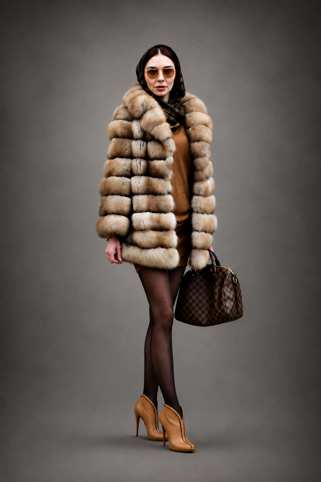 Luxury Russian Barguzin sable fur coat handcrafted from premium natural sable fur.